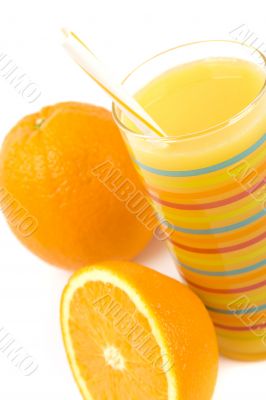 juice and oranges