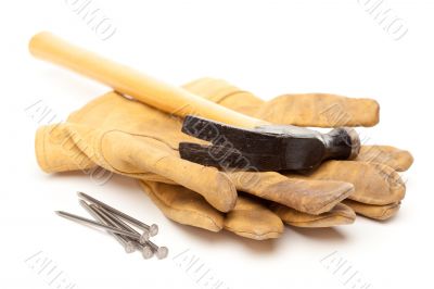 Hammer, Gloves and Nails