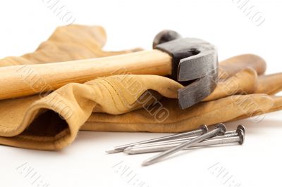 Hammer, Gloves and Nails