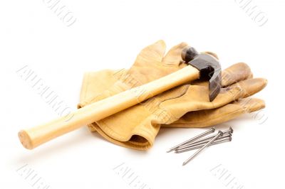 Hammer, Gloves and Nails