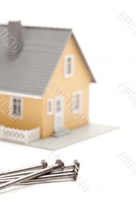 House and Nails Abstract