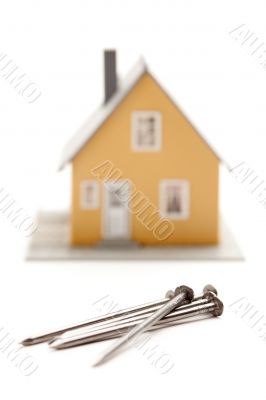 House and Nails Abstract