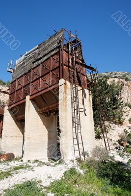 Abandoned stone quarry