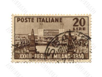 Postage stamp from Italy dated 1950