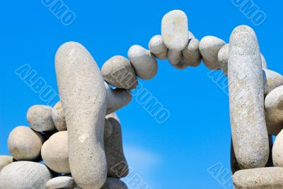 The bridge from stones