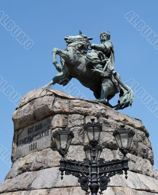 Statue of Hetman Bogdan Khmelnytsky in Kiev
