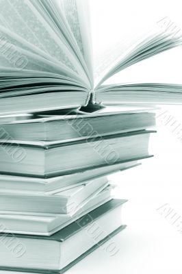 stack of books