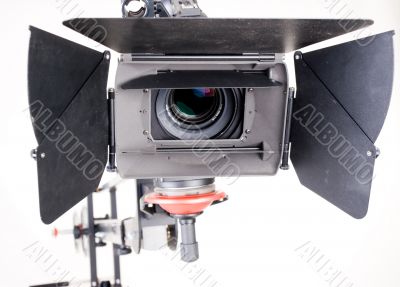 hd camcorder on crane