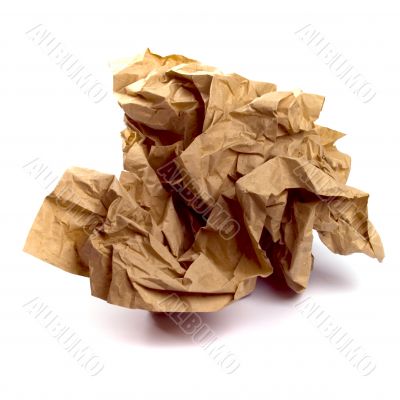 crumpled paper
