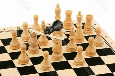 The king has died