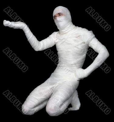 Mummy with extended hand