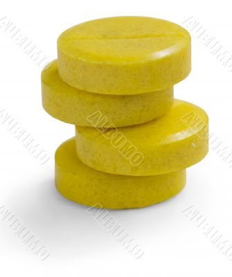 Yellow tablet
