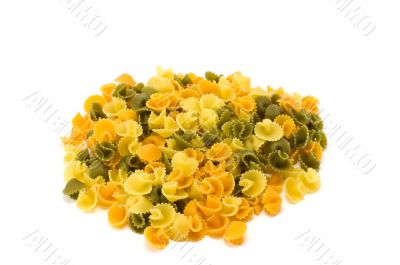 Mixed colored pasta