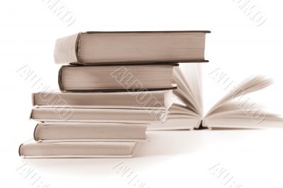 stack of books