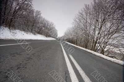 winter road