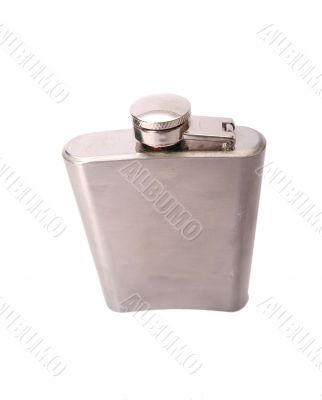  flask in isolated white