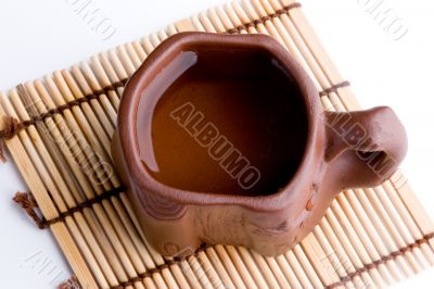 isolated cup of tea