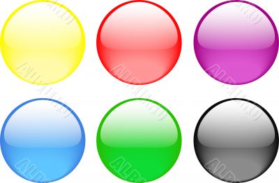 Glossy web buttons