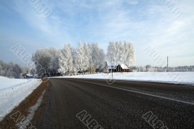 Road in snow