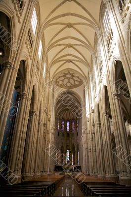 inside cathedral