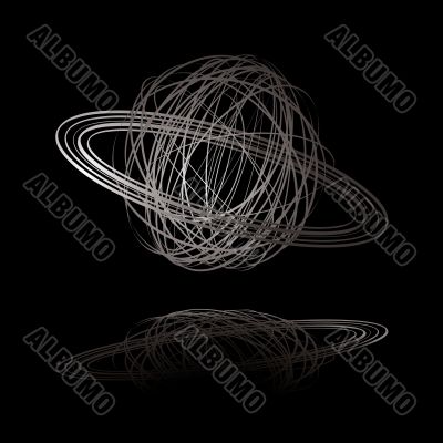 saturn scribble