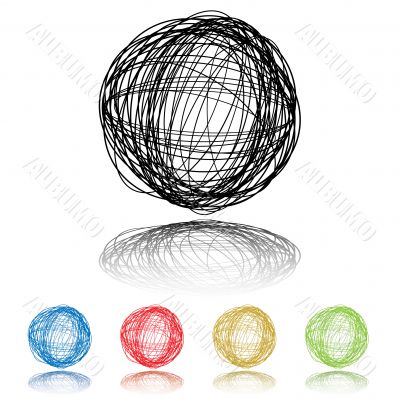 five scribble