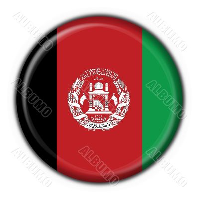 afghanistan button flag round shape