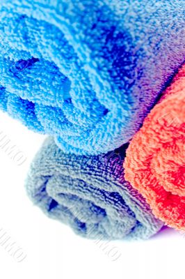 colorful towels