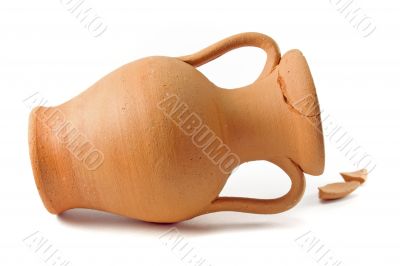 old broken amphora
