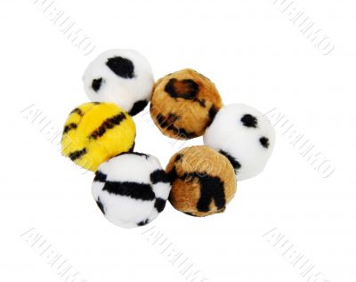 Fuzzy animal balls