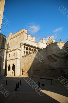 palace courtyard