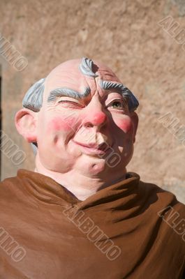 monk doll face