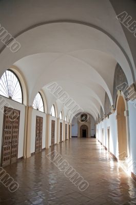 corridor of monastery