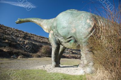 back of dinosaur big doll