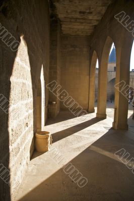 olite castle portico