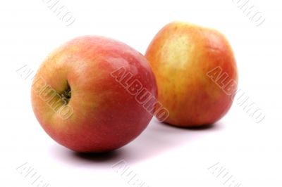two red apples