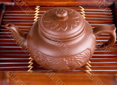 clay teapot