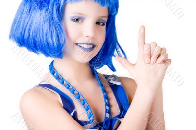 Blue bond girl