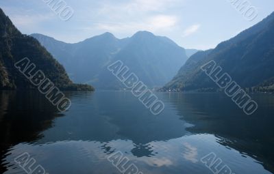 Alpine Hallstatter Lake in Austria