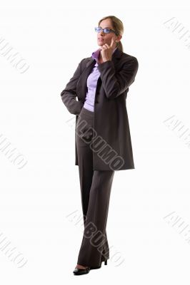 Woman in business suit