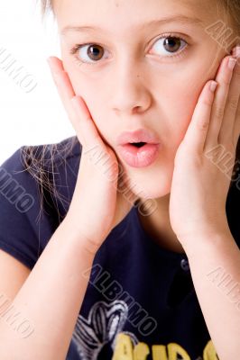 Child is suprised