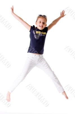 Jumping girl