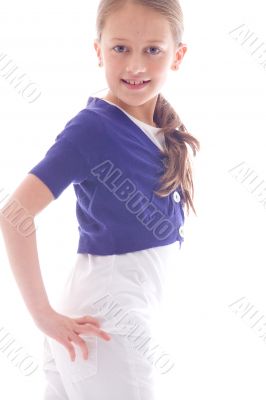 Happy fashion child