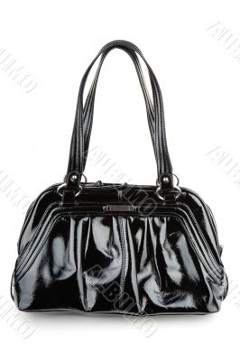 Elegant woman black bag