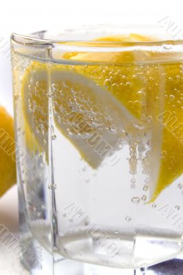 soda water wiht lemon