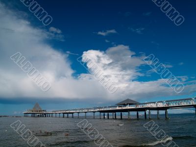 Seabrige at Baltic Sea, Usedom
