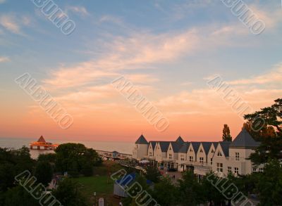 Seabrige at Baltic Sea, Usedom
