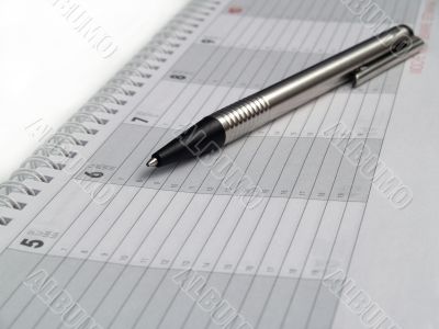 Calender and Pen