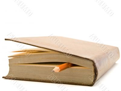book and pencil