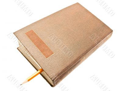 book and pencil